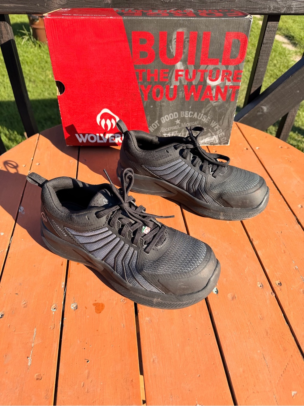 Wolverine Womens Bolt DuraShocks Construction Shoe